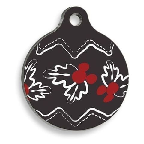 Christmas Series Globe Round Cat and Dog Tag