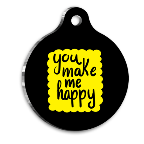 Glückskatzen-Erkennungsmarke