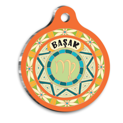 Virgo Cat Dog Tag
