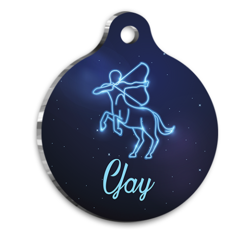 Sagittarius Cat Dog Tag