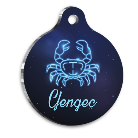 Cancer Cat Dog Tag