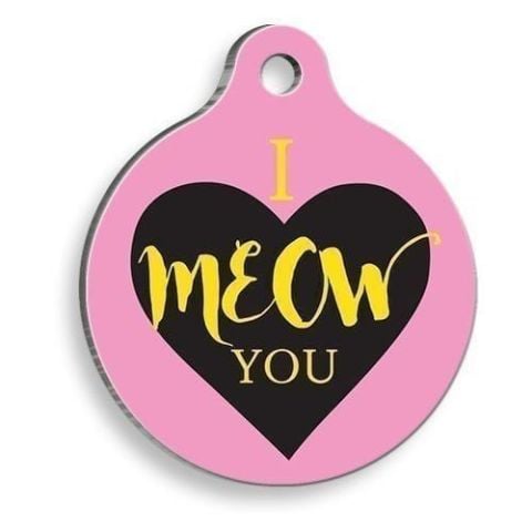 Love Series „I Love You“, runde Katzenmarke