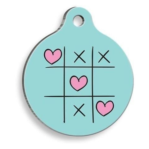 XOXO Runde Katzen- und Hundemarke