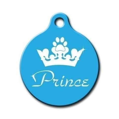 Prince Round Cat Dog Tag